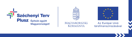 Kedvezményezetti infoblokk — Széchenyi Terv Plusz, Európai Unió társfinanszírozásával