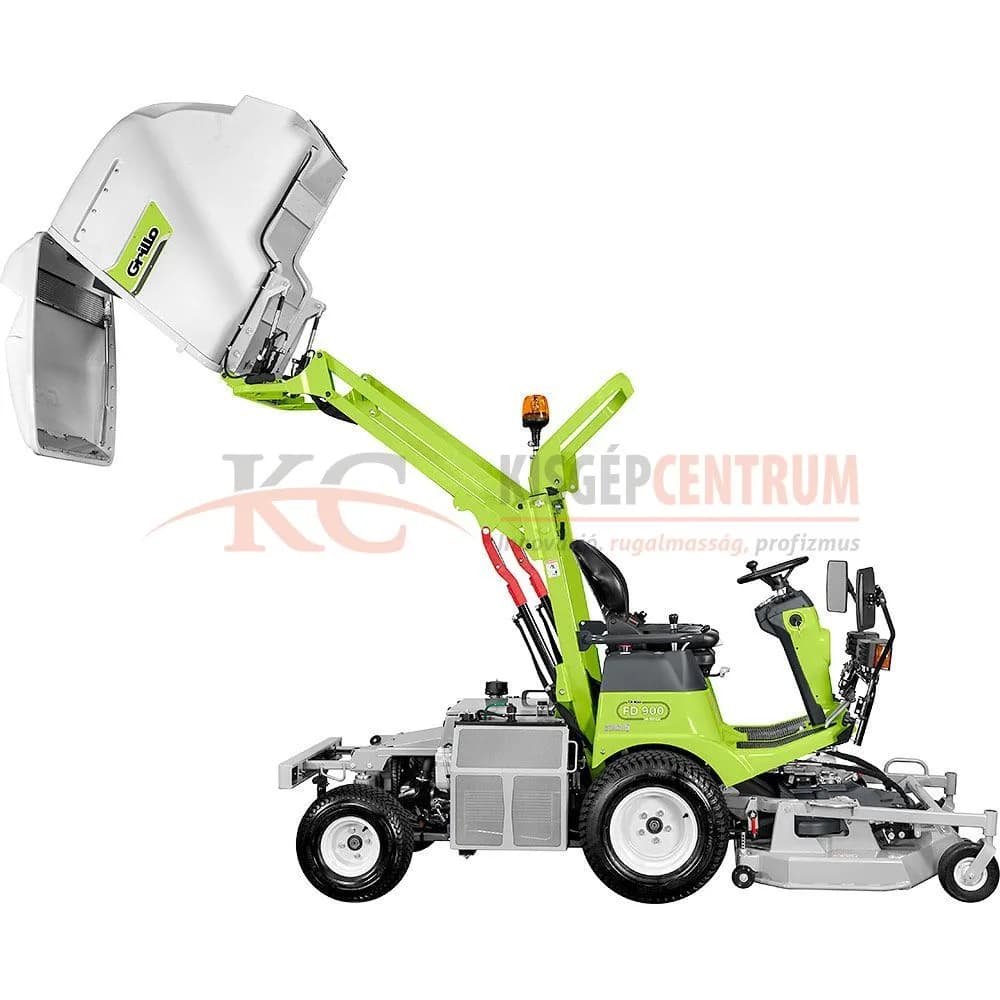 GRILLO magas ürítésű frontkaszás fűnyíró traktor FD 900 4WD ( Vágóasztallal ) — 4. fotó