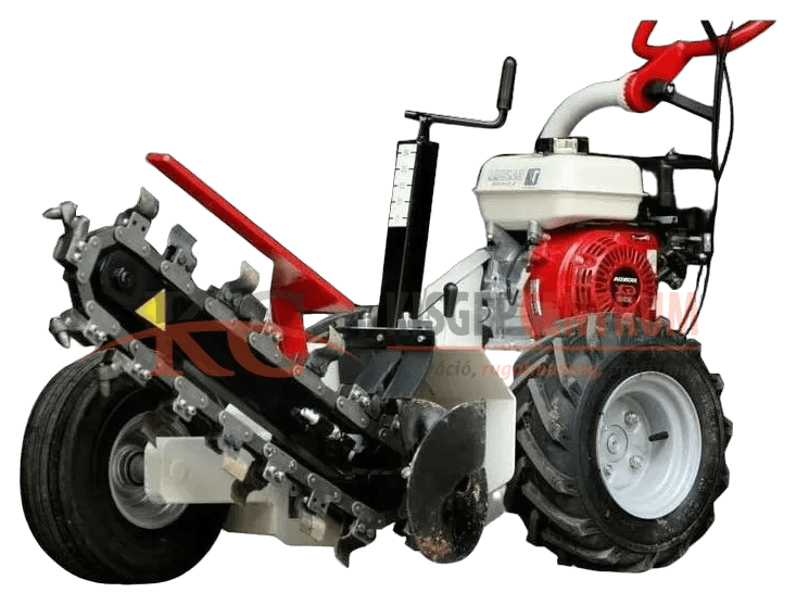 Láncos Árokásó (önjárós, mechanikus) Honda motoros